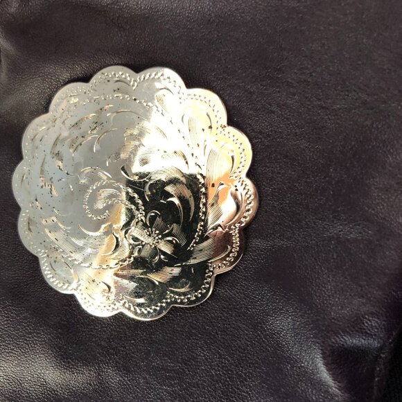 Antique stamped sterling silver brooch - Picture 1 of 6